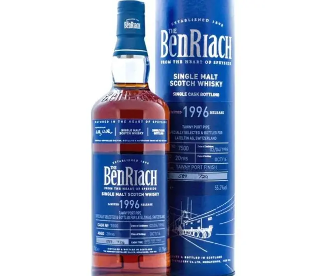 Benriach (20 Jahre - 1996) Tawny Port Pipe