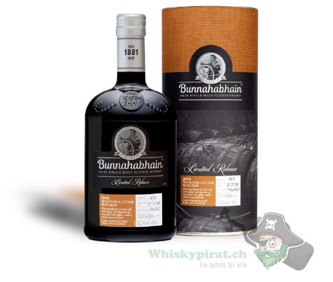 Bunnahabhain (11 Jahre - 2008) Manzanilla Cask