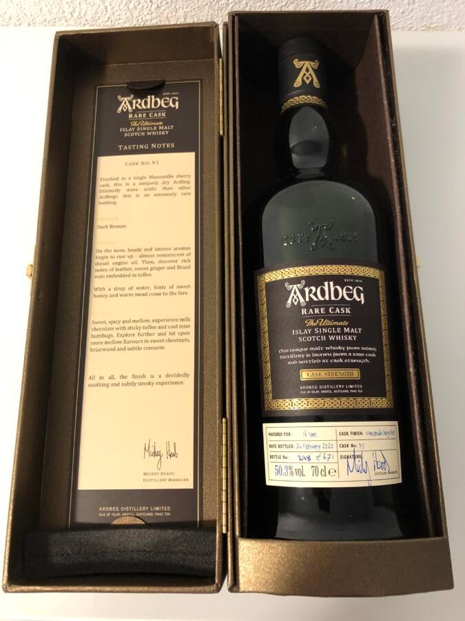 Ardbeg (16 Jahre) - Manzanilla Sherry Butt