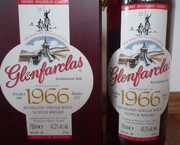 Glenfarclas 1966 45 Years Old Sherry Hogshead