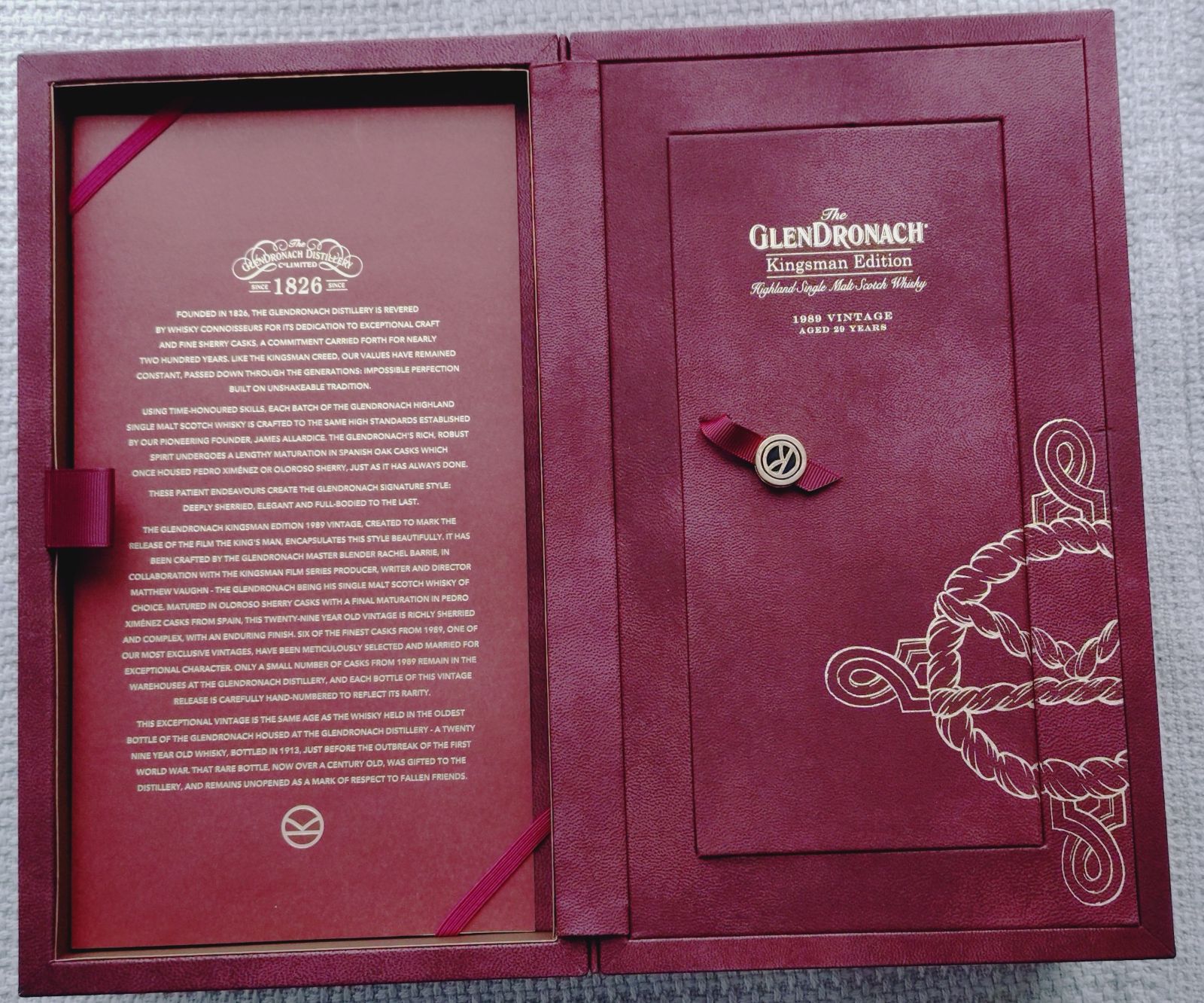Glendronach Kingsman Edition 1989