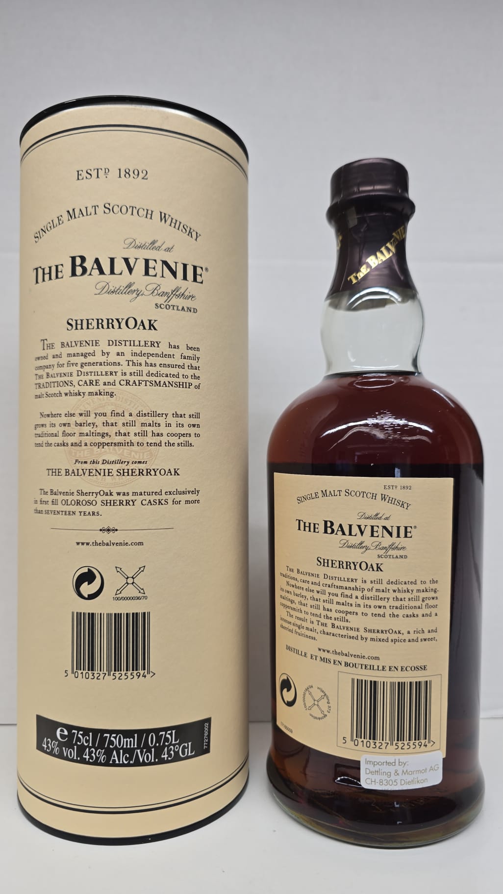 Balvenie 17-year-old Sherry Oak First Edition Release 2007